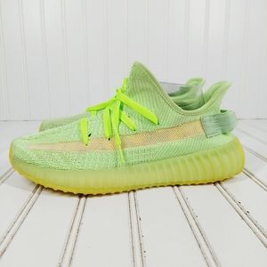 Adidas Yeezy Boost 350 V2 Glow Athletic Lace Up Sneakers F350